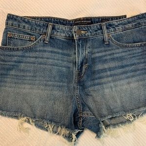 Lucky Brand “the cut off” jean shorts